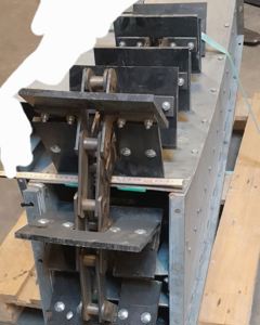 Extension 45° bend chain conveyor K60K M&M
